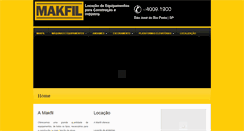 Desktop Screenshot of makfil.com.br
